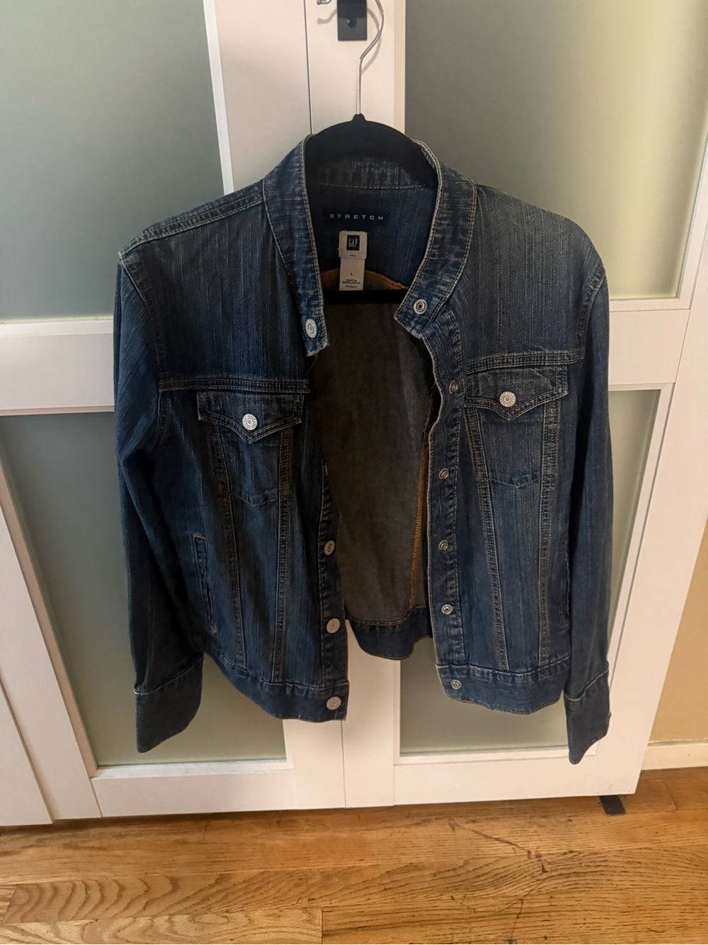 GAP Dark Blue Stretch Denim Jacket